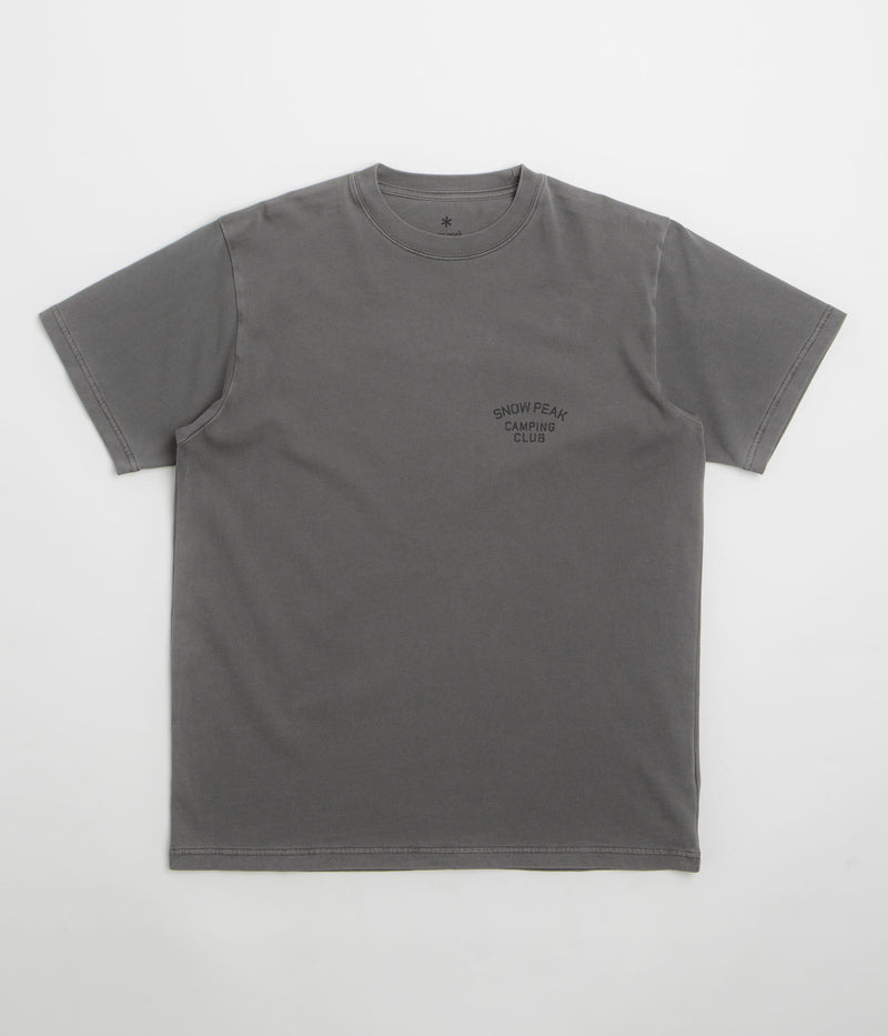 Snow Peak Camping Club T-Shirt in Charcoal