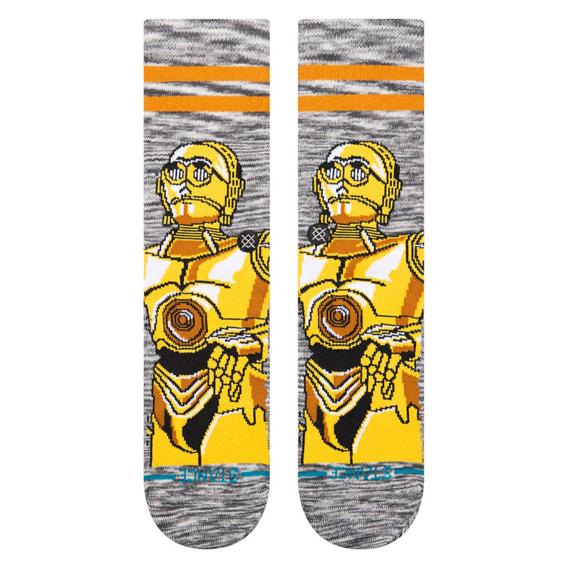 Stance C3PO Crew Socks - Gold