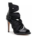 Stay Strapped - Black Vegan Leather - Street Sole