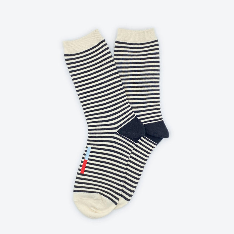 Stripe Socks in Black
