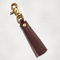 Tassel Keychain in Coffee