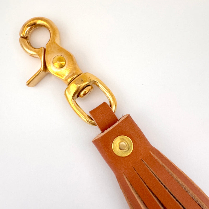 Tassel Keychain in Whiskey