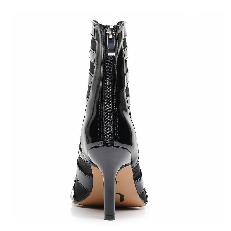 Tempest Wide Fit - Black Vegan Patent - Street Sole