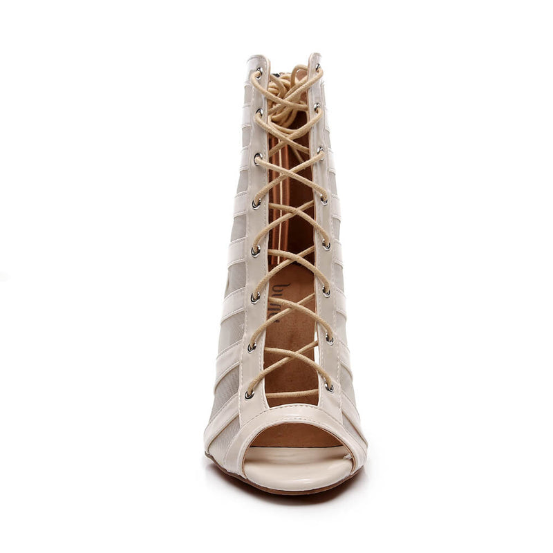 Tempest Wide Fit - Light Tan Patent - Street Sole