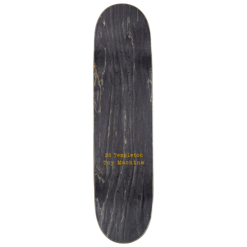 Toy Machine Templeton Charred Cross Skateboard Complete - 8.25"
