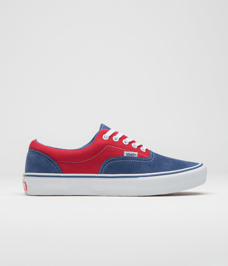 Vans Skate Era Shoes in Blue and Red