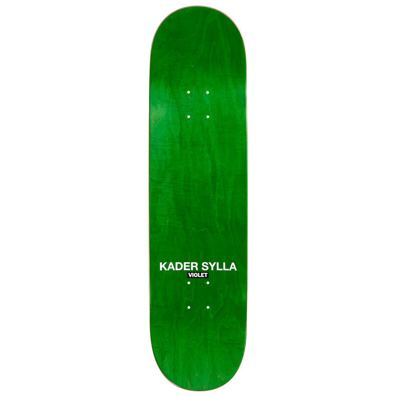 Violet Leather Pattern Kader Sylla Skateboard Deck - 8.38"