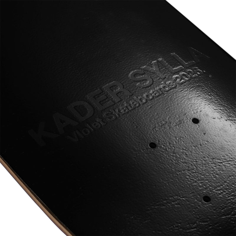 Violet Leather Pattern Kader Sylla Skateboard Deck - 8.38"
