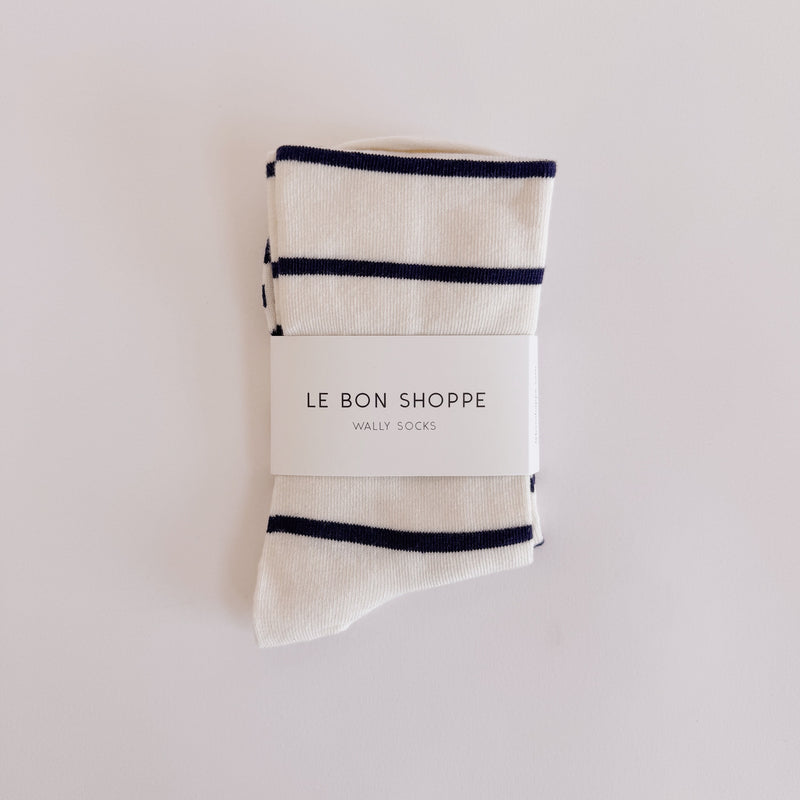 Wally Socks in Breton Stripe