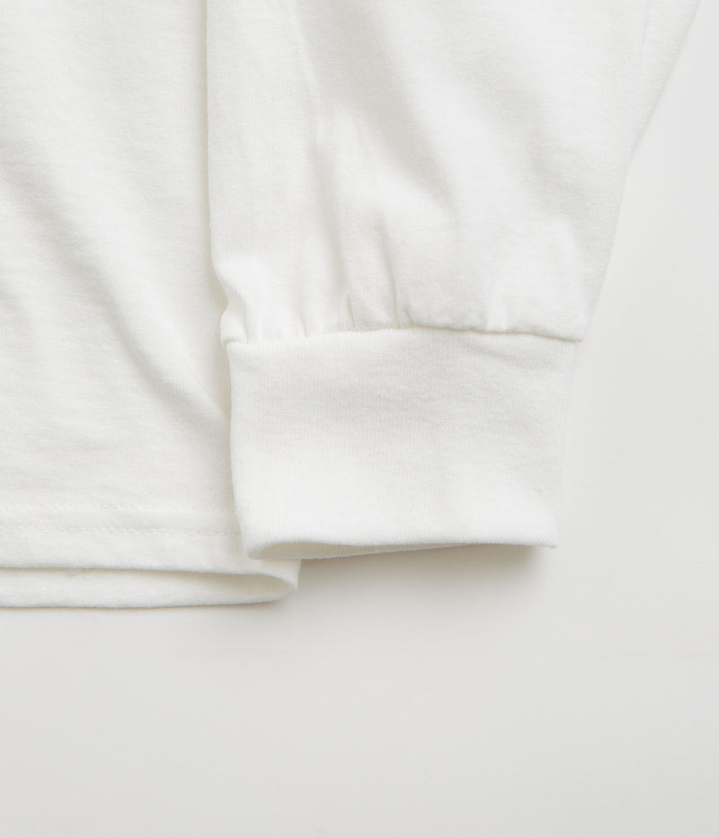Welcome Chasm Long Sleeve T-Shirt in White