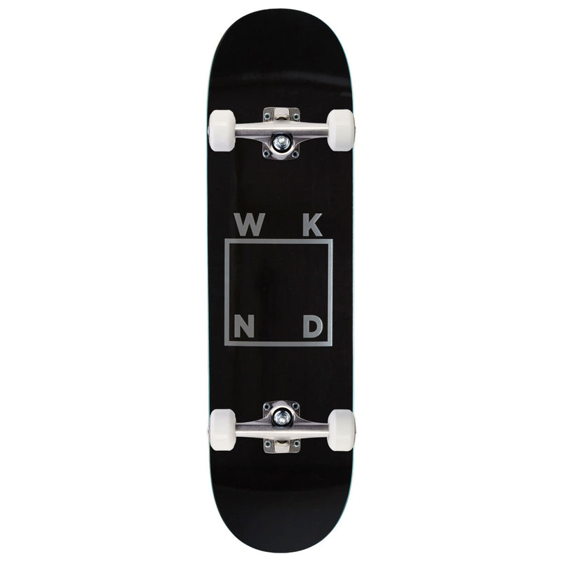 WKND Logo PS Skateboard Complete - Black/Silver - 8.375"